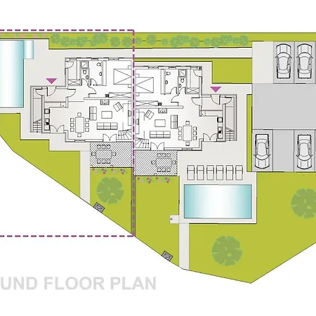 Complex Of 2 Aurora With 2 Private Pools For Up To 20 Persons Only 200m From The - Wiibuk Villa